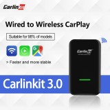 Carlinkit 3.0 Wireless CarPlay Adapter - Adaptateur sans fil pour voiture avec Apple CarPlay (CPC200-U2W-PLUS, 2022)