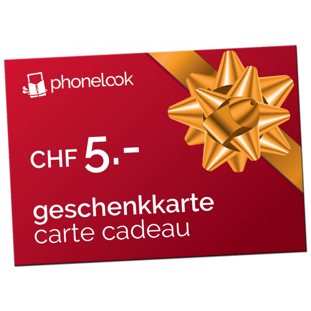 Geschenkkarte CHF 5.-