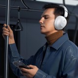 Baseus Bass 30 Max Drahtlose On-Ear Bluetooth 5.3 Kopfhörer Kabellos Hochwertig Soundqualität - Weiss