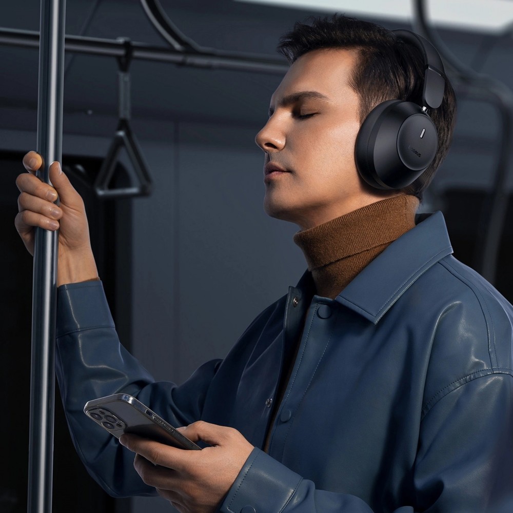 Baseus Bass 30 Max Kabellose On-Ear Bluetooth 5.3 Kopfhörer Hochwertiger Sound Leistungsstarker Bass - Schwarz