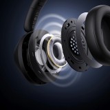 Baseus Bass 30 Max Kabellose On-Ear Bluetooth 5.3 Kopfhörer Hochwertiger Sound Leistungsstarker Bass - Schwarz