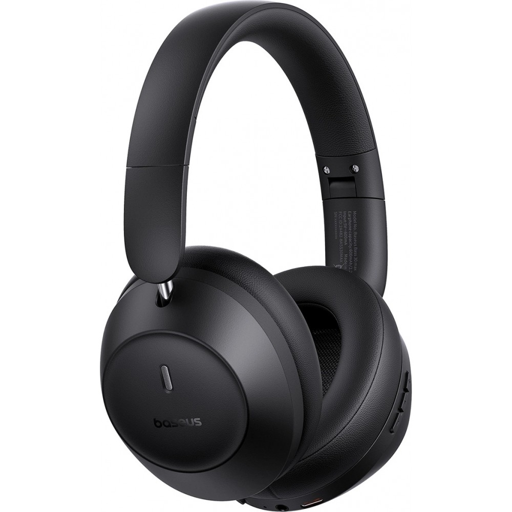 Baseus Bass 30 Max Kabellose On-Ear Bluetooth 5.3 Kopfhörer Hochwertiger Sound Leistungsstarker Bass - Schwarz