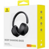 Baseus Bass 30 Max Kabellose On-Ear Bluetooth 5.3 Kopfhörer Hochwertiger Sound Leistungsstarker Bass - Schwarz