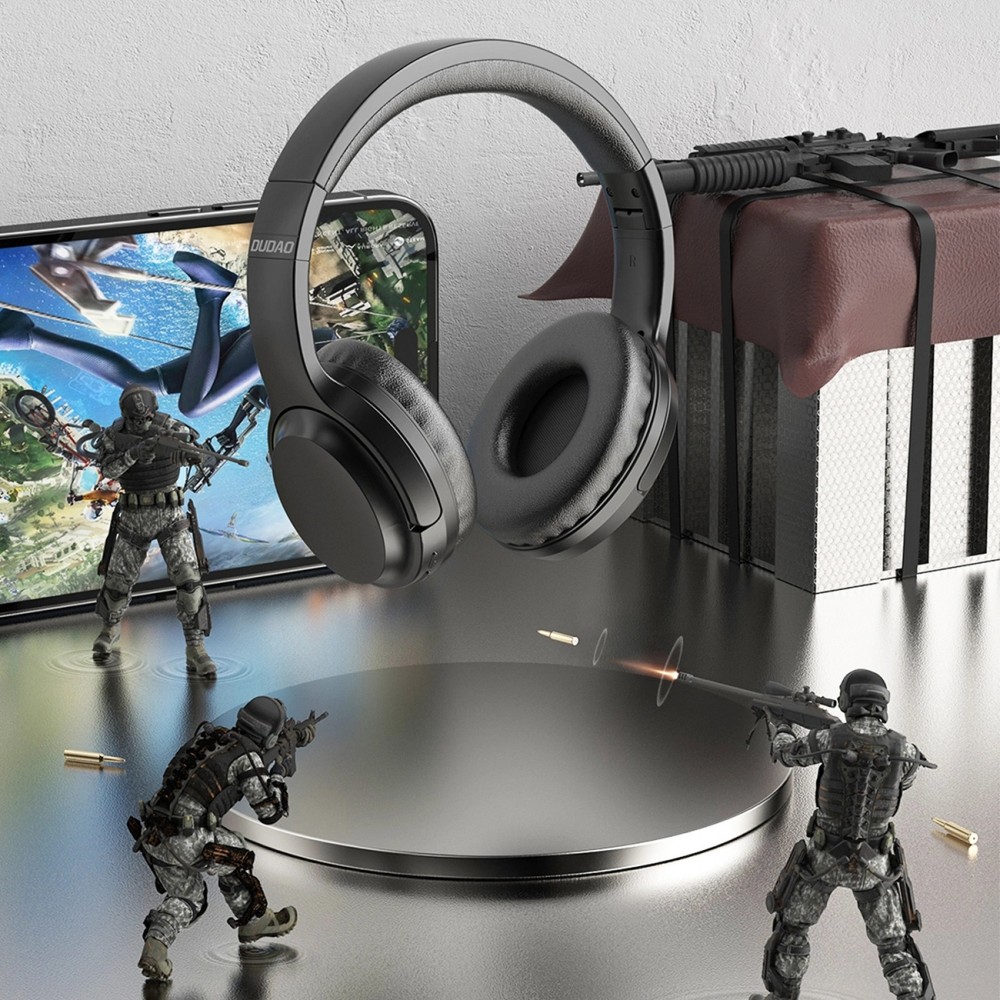 Dudao X22Pro On-Ear Kabellose Bluetooth 5.3 Kopfh&ouml;rer Hochwertiger Klang Ergonomisches Design - Schwarz
