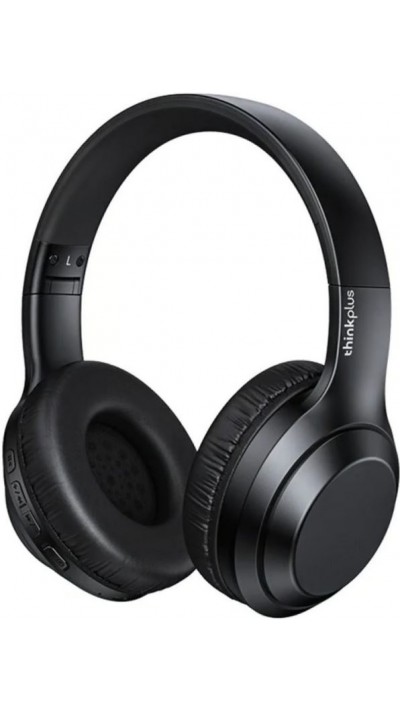 Kopfhörer Lenovo thinkplus TH10 over-ear wireless Bluetooth 5.0 Dualpower loudspeaker - Schwarz