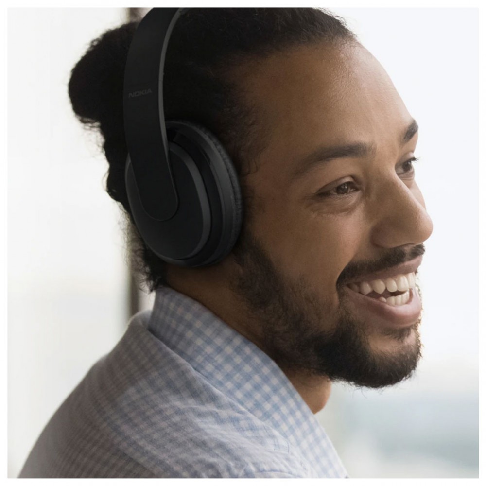 Casque Nokia WHP-101 Bluetooth 5.1 Over-Ear Extra Bass Wirless 60h Playtime - Noir