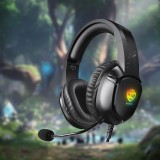 SOULBYTES S20 RGB Gaming Headset mit Surround-Sound Mikrofon für PS4 / PS5 / XBOX / PC 3.5 mm - Schwarz