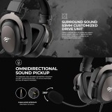 HAVIT 3.5mm Gaming Headset mit 3D Surround Sound und abnehmbarem Mikrofon für Xbox, PlayStation, PC, Switch - Schwarz