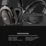HAVIT 3.5mm Gaming Headset mit 3D Surround Sound und abnehmbarem Mikrofon für Xbox, PlayStation, PC, Switch - Schwarz