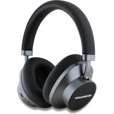 Bluetooth Kopfhörer Karl Lagerfeld Saffiano ANC/ENC Hochwertiger Audio mit Box - Schwarz