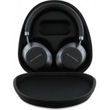 Bluetooth Kopfhörer Karl Lagerfeld Saffiano ANC/ENC Hochwertiger Audio mit Box - Schwarz