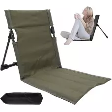 Ultraleichte Aluminium Faltstuhl für Camping/Strand/Freizeit/Outdoor mit Tragetasche - Grün