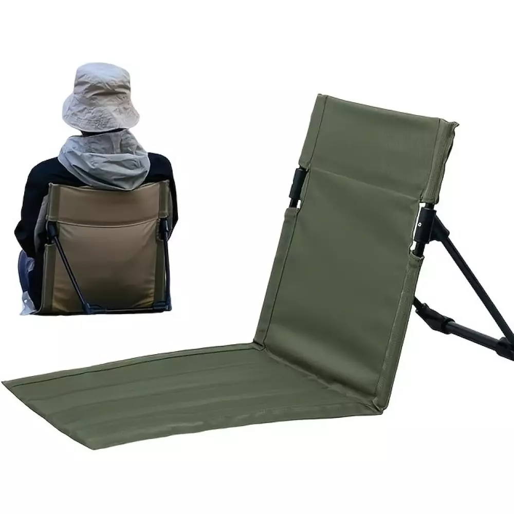 Ultraleichte Aluminium Faltstuhl für Camping/Strand/Freizeit/Outdoor mit Tragetasche - Grün