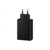 Chargeur Samsung 65W PD Power Delivery Trio EP-T6530N (2x USB-C, 1x USB-A) - Noir