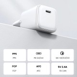 Ugreen Nexode Mini 30W PD USB-C GaN Schnellladeger&auml;t - Weiss