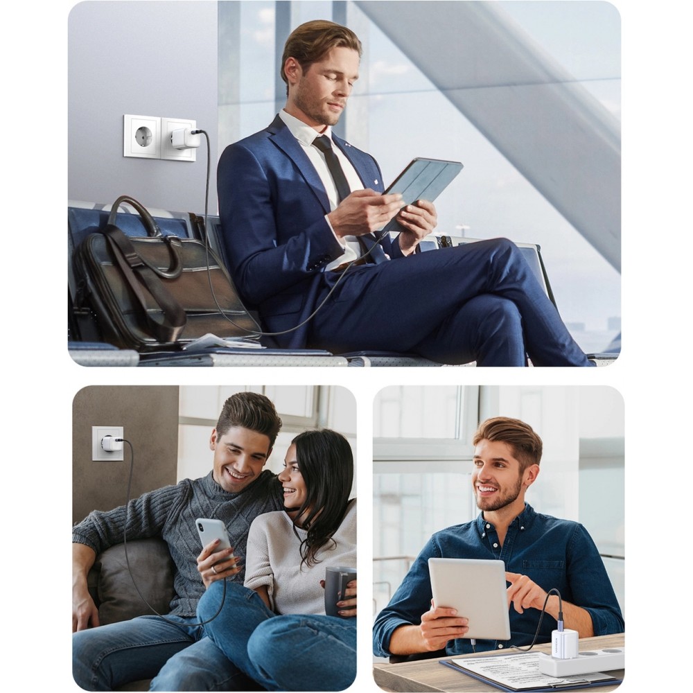 Ugreen Nexode Mini 30W PD USB-C GaN Schnellladeger&auml;t - Weiss