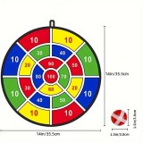 Zielscheibe für Wurfspiel Ball-Dart mit klebrigen Bällen in zufälliger Farbe für drinnen und draussen