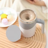 Elektronischer Coffee Cup aus Edelstahl 380ml mit automatischer Rühr Funktion - Braun
