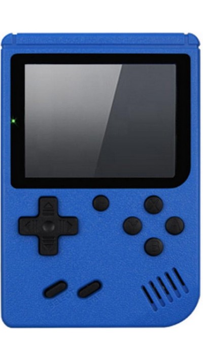 Handheld Retro Spiele-Konsole - 8-Bit Game Klassiker für Unterwegs mit 3" Display - Blau