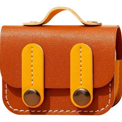 AirPods 3 Case H&uuml;lle - AirPods-Tasche mit Motif Handtasche - Braun