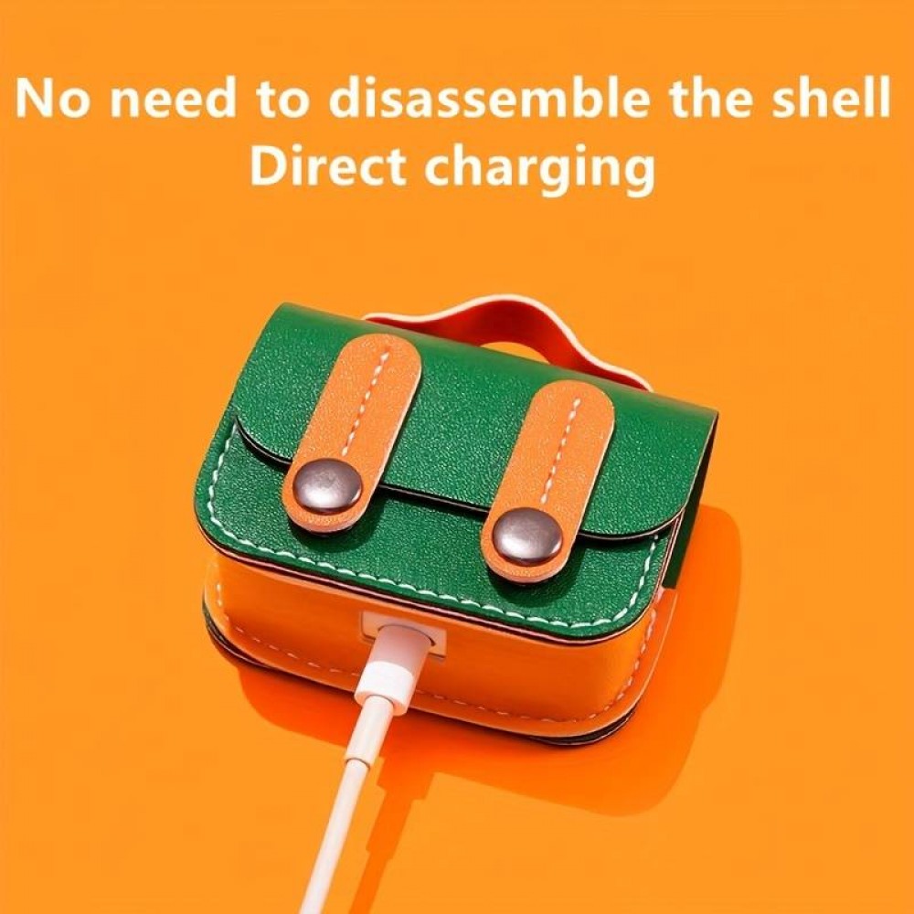 AirPods 3 Case H&uuml;lle - AirPods-Tasche mit Motif Handtasche - Gr&uuml;n