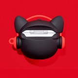 AirPods Pro Case Hülle - Hip-Hop-Bulldoggen-Sonnenbrille Headset - Rot