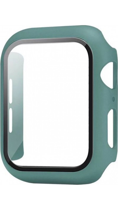 Apple Watch 44mm Case Hülle - Full Protect mit Schutzglas - - Dunkelgrün