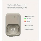 Apple Watch 44/45 mm Case Hülle - Power Bank Hülle kabelloses Laden mit Magnet (USB-C) Nutzung während des Ladevorgangs - Dunkelblau