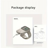 Apple Watch 44/45 mm Case Hülle - Power Bank Hülle kabelloses Laden mit Magnet (USB-C) Nutzung während des Ladevorgangs - Dunkelblau