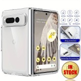 Google Pixel Fold Case Hülle - Gummi Transparent Silikon Gel Simple Super Clear flexibel