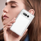 Google Pixel Fold Case Hülle - Gummi Transparent Silikon Gel Simple Super Clear flexibel