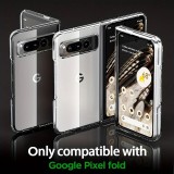Google Pixel Fold Case Hülle - Gummi Transparent Silikon Gel Simple Super Clear flexibel