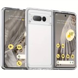 Google Pixel Fold Case Hülle - Gummi Transparent Silikon Gel Simple Super Clear flexibel