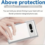 Google Pixel Fold Case Hülle - Gummi Transparent Silikon Gel Simple Super Clear flexibel