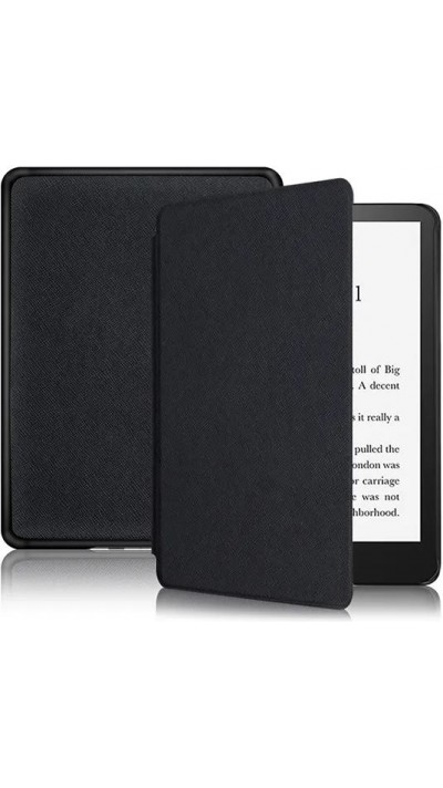 Kindle Paperwhite 1 / 2 / 3 Case Hülle - Ultra dünn & leicht Kunstleder hard-shell - Schwarz