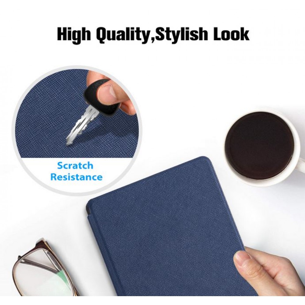 Kindle Paperwhite 1 / 2 / 3 Case Hülle - Ultra dünn & leicht Kunstleder hard-shell - Dunkelrosa