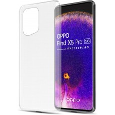 Coque OPPO Find X5 - Gel transparent Silicone Super Clear flexible