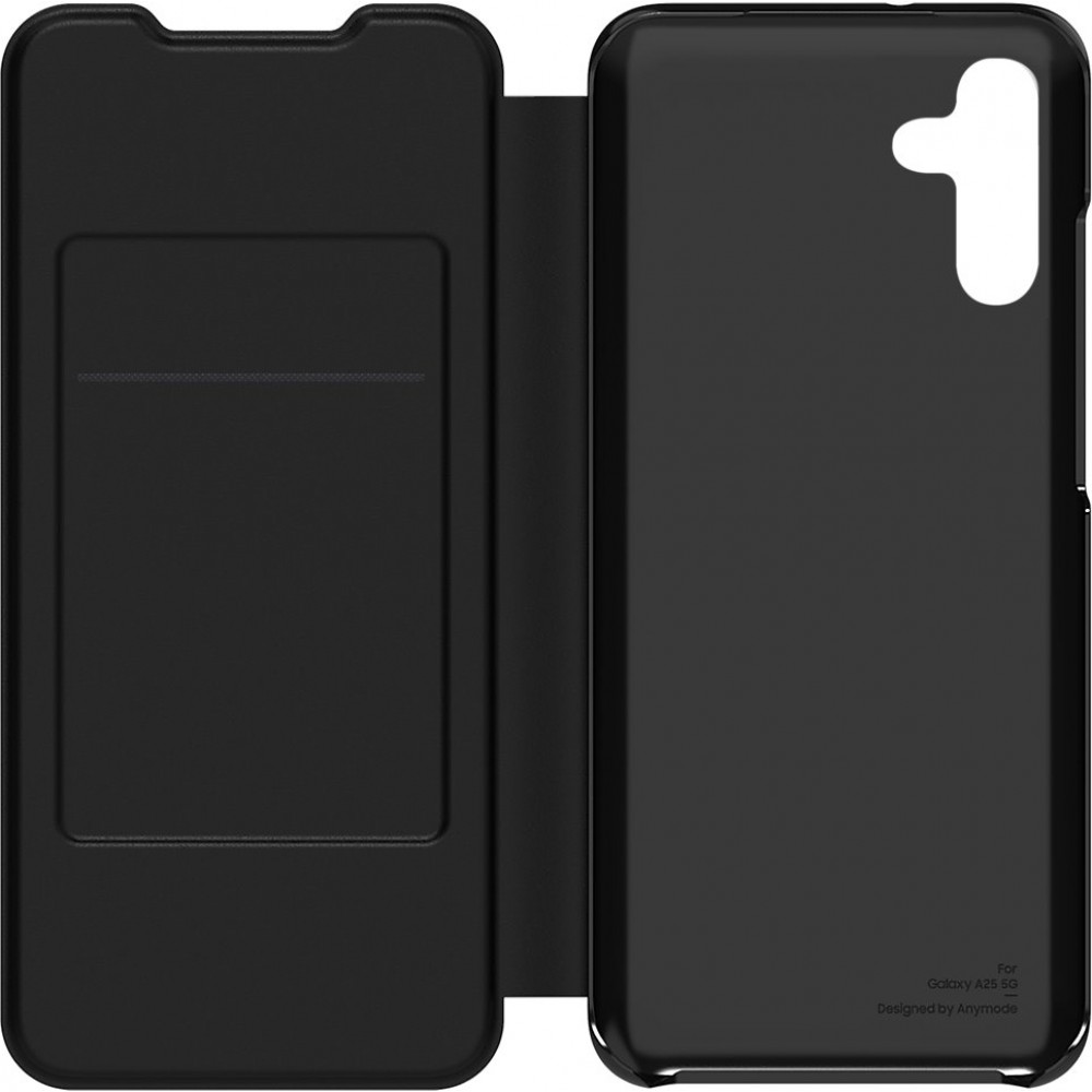 Galaxy A25 Case H&uuml;lle - Wallet Flip Case Designed for Samsung - Schwarz