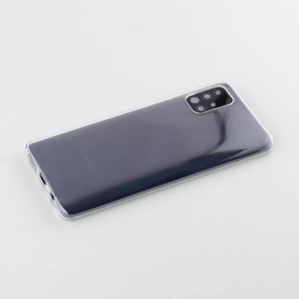 Hülle Samsung Galaxy A41 - Gummi Transparent Silikon Gel Simple Super Clear flexibel