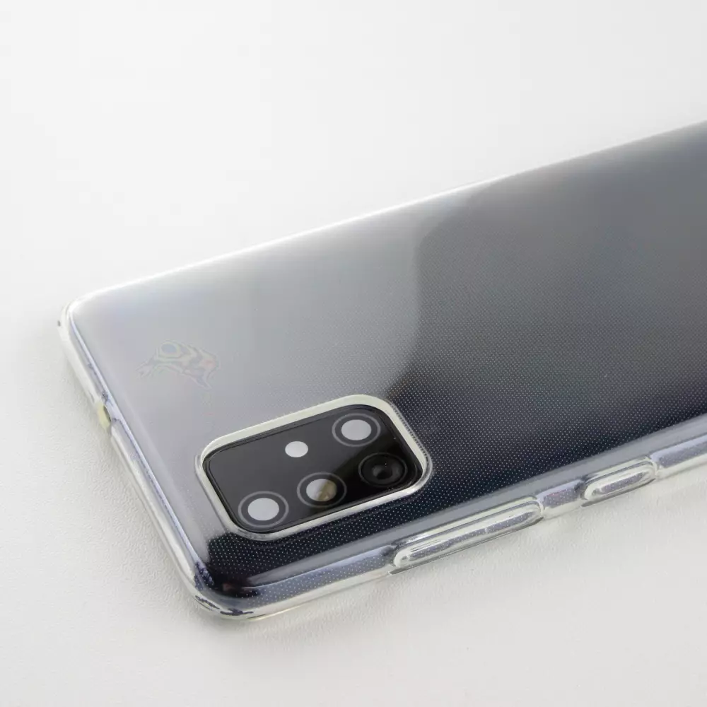 Hülle Samsung Galaxy A41 - Gummi Transparent Silikon Gel Simple Super Clear flexibel