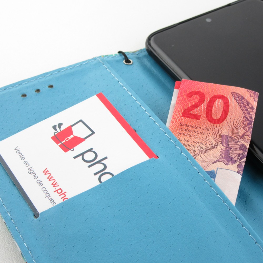 Hülle Samsung Galaxy S20 - Flip Liebe Schmetterling