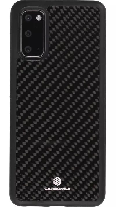 Hülle Samsung Galaxy S20+ - Carbomile Carbon Fiber