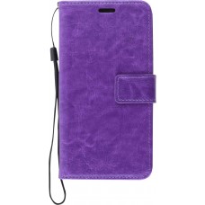 Hülle Samsung Galaxy A53 5G - Premium Flip Leder Tasche - Violett