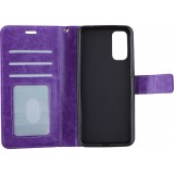 Hülle Samsung Galaxy A53 5G - Premium Flip Leder Tasche - Violett