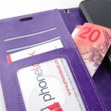 Hülle Samsung Galaxy A53 5G - Premium Flip Leder Tasche - Violett