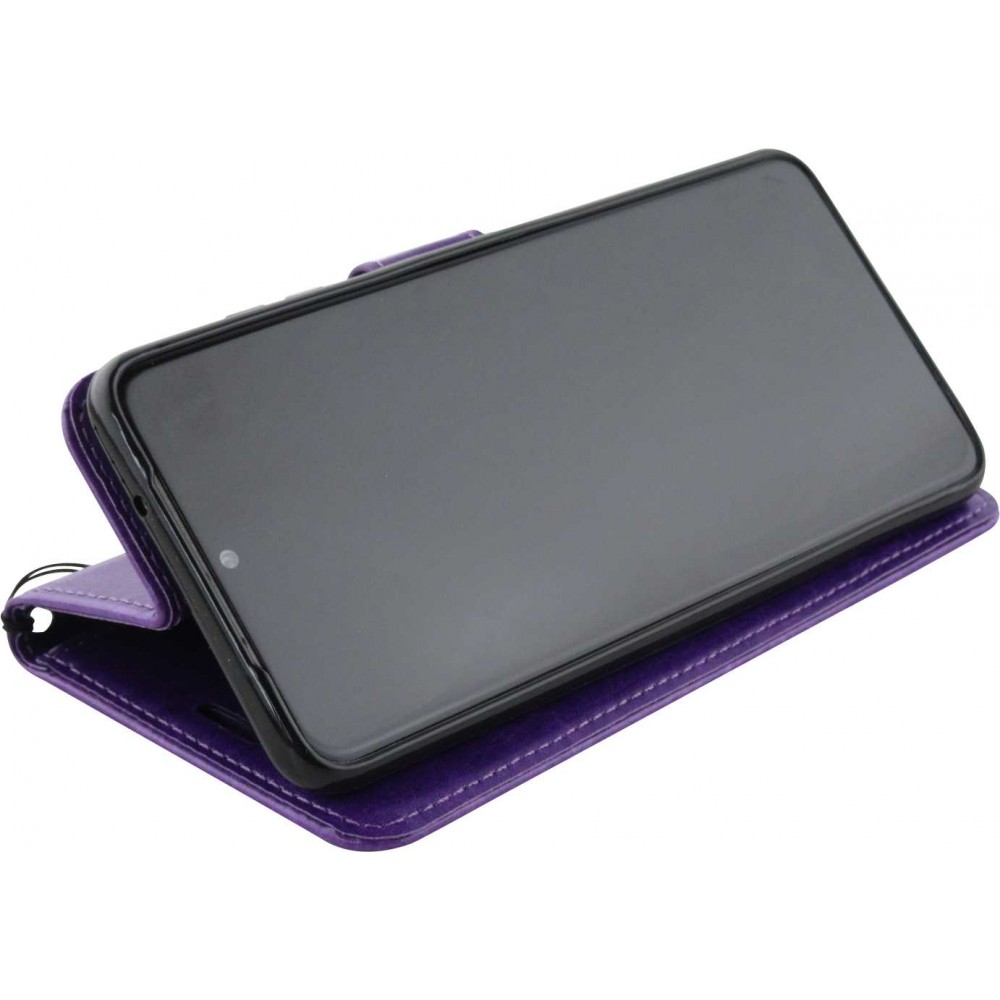 Hülle Samsung Galaxy A53 5G - Premium Flip Leder Tasche - Violett