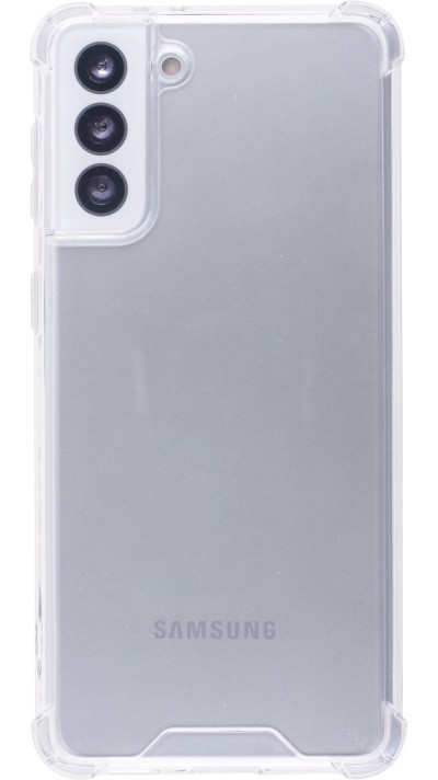 Hülle Samsung Galaxy S25 - Bumper Glass TPU Anti-Schock mit Acryl - Transparent