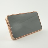 Hülle Samsung Galaxy S25+ - Gummi Bronze mit Ring - Rosa