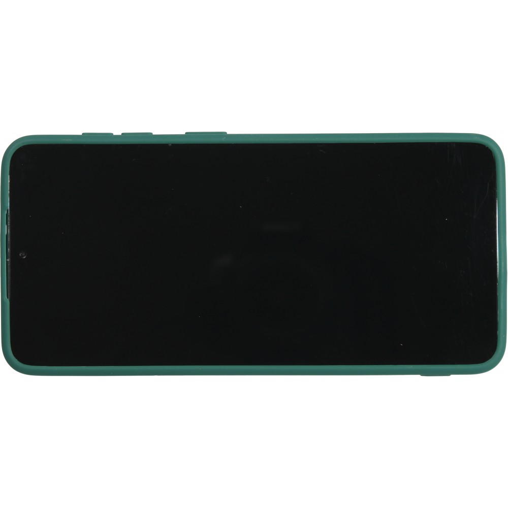 Coque Samsung Galaxy S20 FE 5G - Silicone Mat Coeur doré - Vert foncé