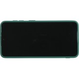 Coque Samsung Galaxy S20 FE 5G - Silicone Mat Coeur doré - Vert foncé